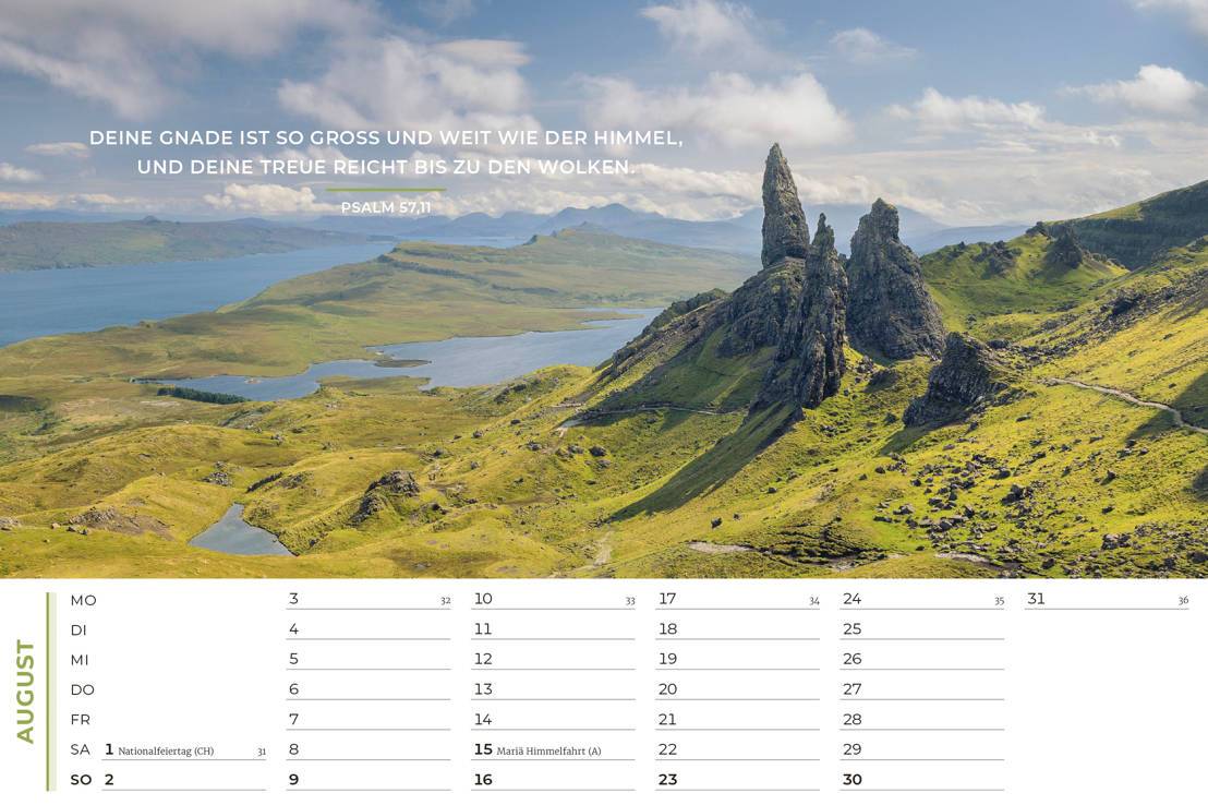 Life-is-More Panoramakalender 2026